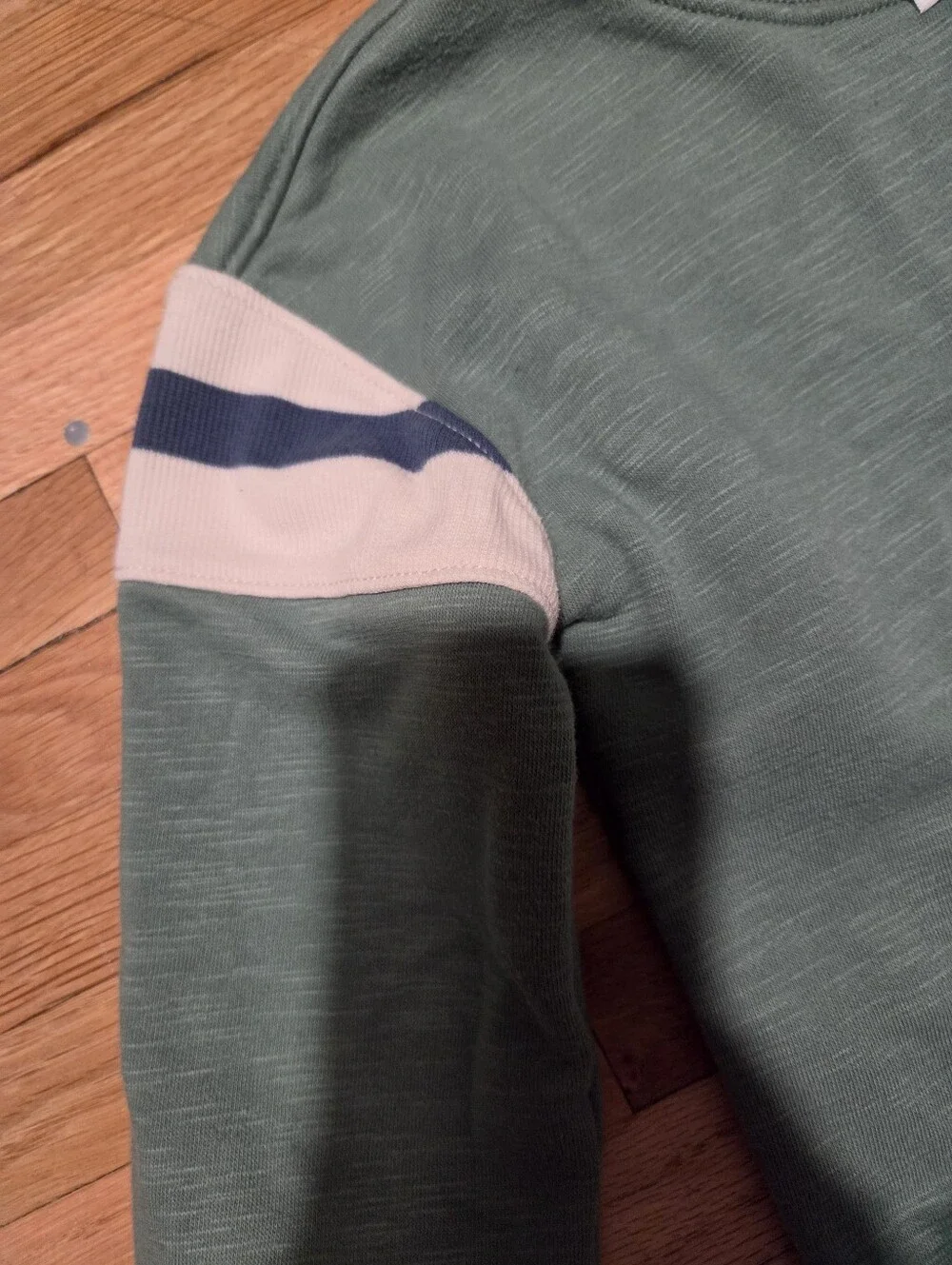 Carter's Sage Green Jogger Pants with Cream Side Panels / Size 3t